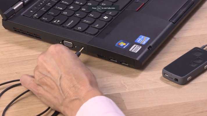 Video Thumbnails Connecting SPro via mini jack 712x400